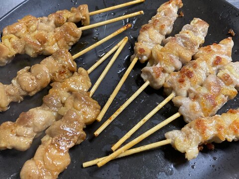 冷凍やきとりもも串を使って簡単焼き鳥